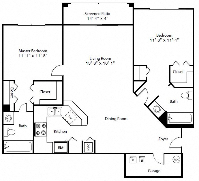 B2 - 2C floor plan